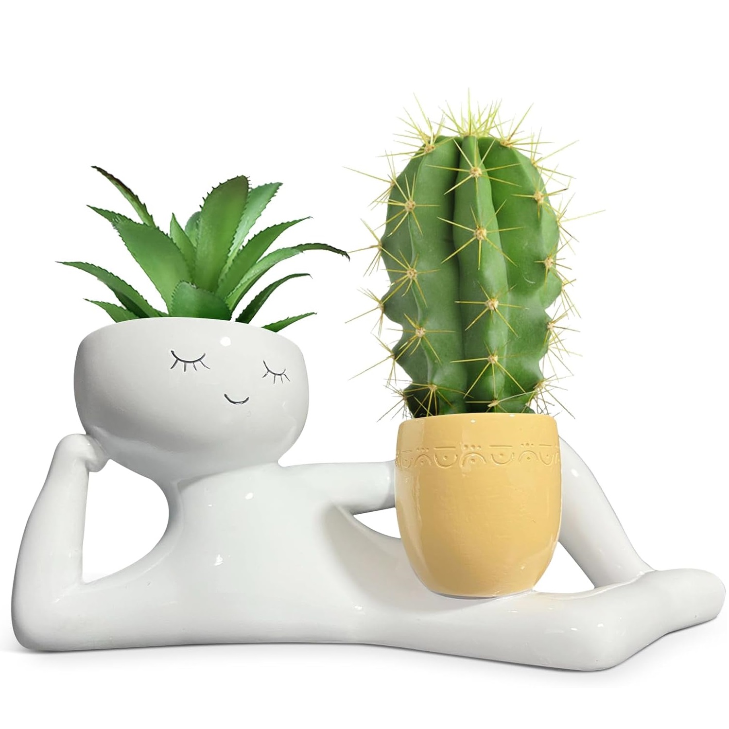 Plant Parenting - Lazy Little Guy Planter Unique Holding