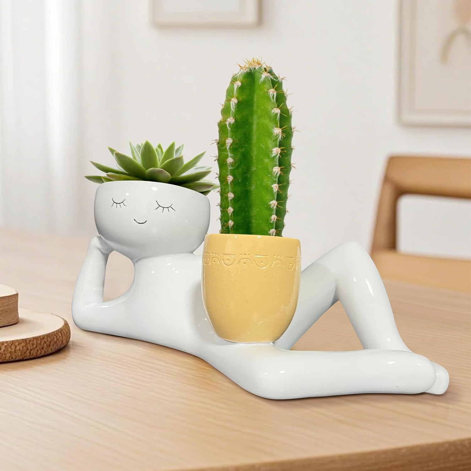 Lazy Little Guy Planter Unique - đánh giá và giá Plant Parenting