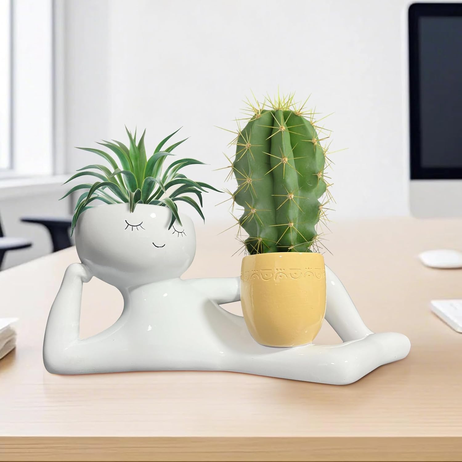 Lazy Little Guy Planter Unique - đánh giá và giá Plant Parenting