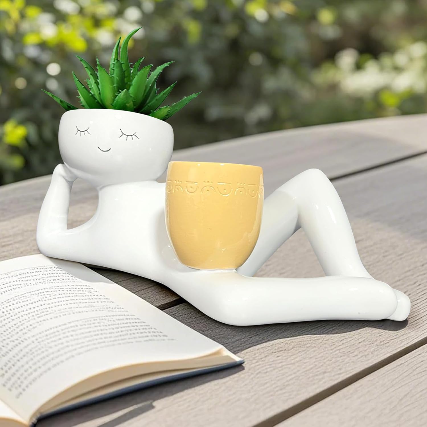 Lazy Little Guy Planter Unique - đánh giá và giá Plant Parenting