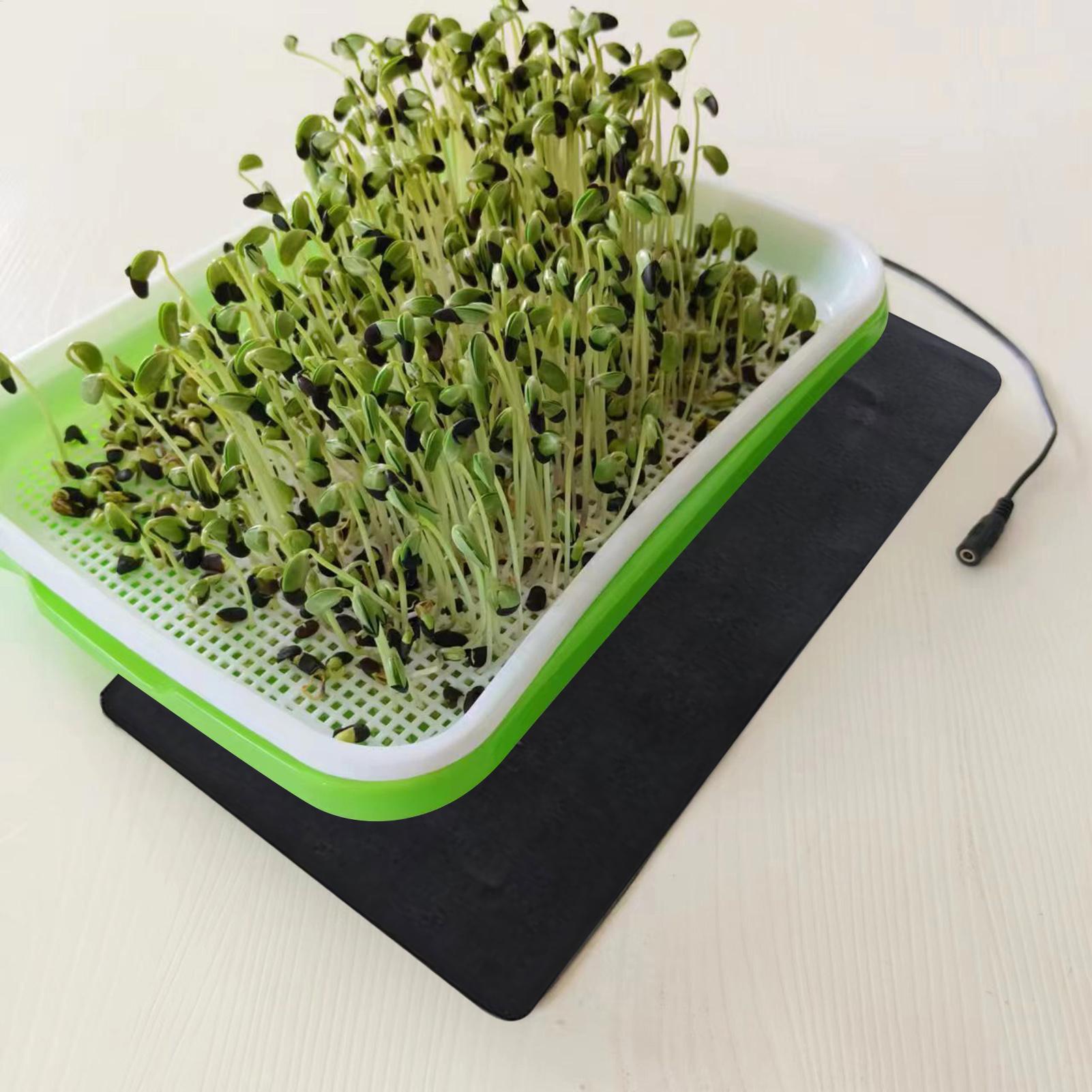 8.5W USB Seedling Heat Mats 3  - đánh giá và giá Plant Parenting