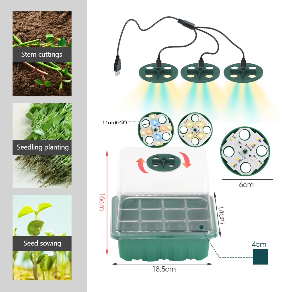 LED Nursery Pots with Grow Lig - đánh giá và giá Plant Parenting
