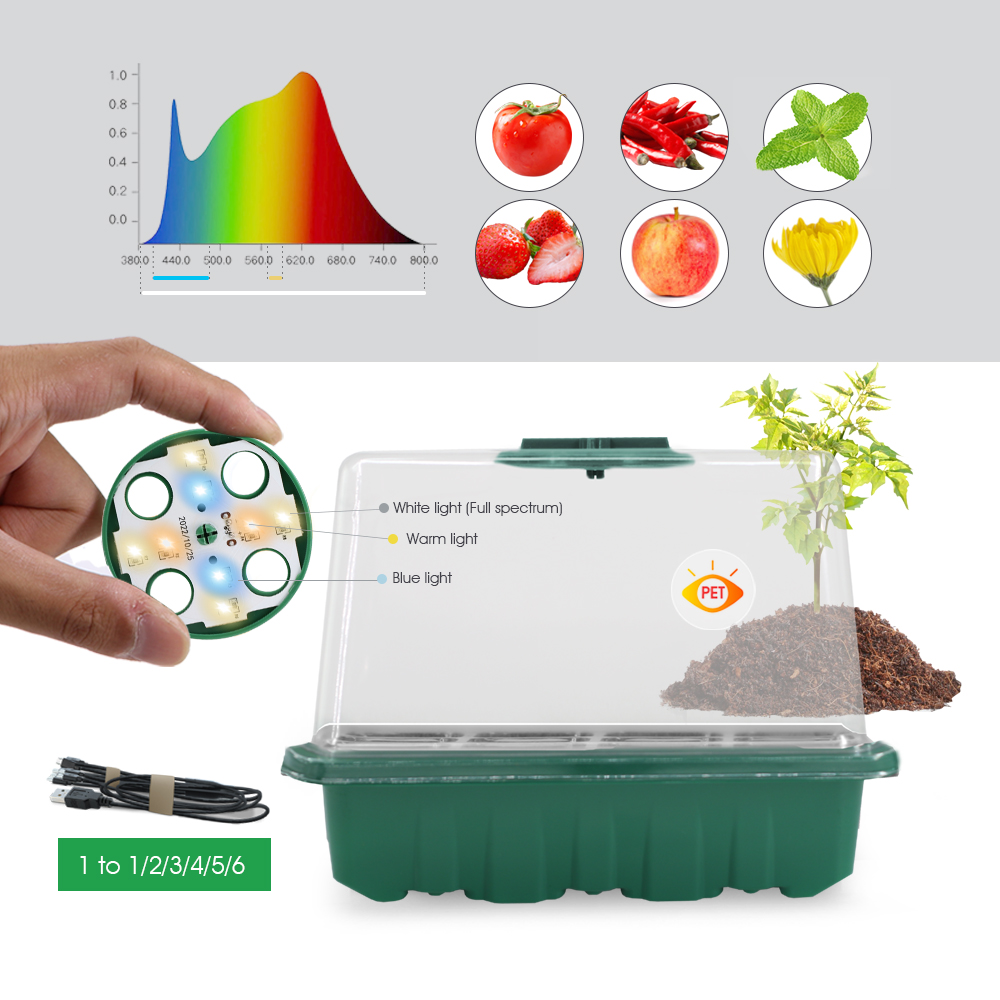 LED Nursery Pots with Grow Lig - đánh giá và giá Plant Parenting